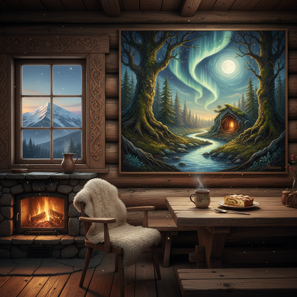 Obraz w Bacówce Pod Honem: Kiedy warto zanurzyć się w sztuce?